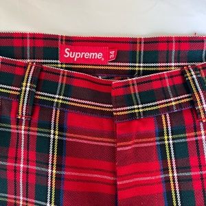 Supreme plaid pants